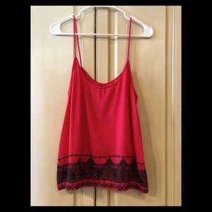 Hurley Bright Coral Top, Size Medium